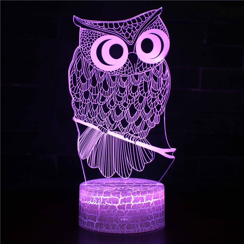 Reallife Sleppy Owl 3D Night Light