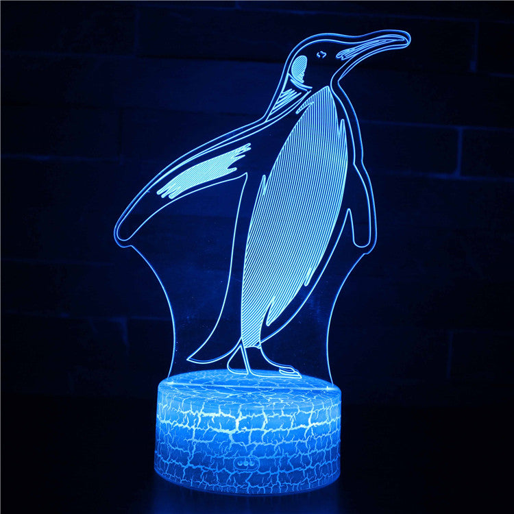 Antarctic Penguin Flightless Birds 3D Night Light