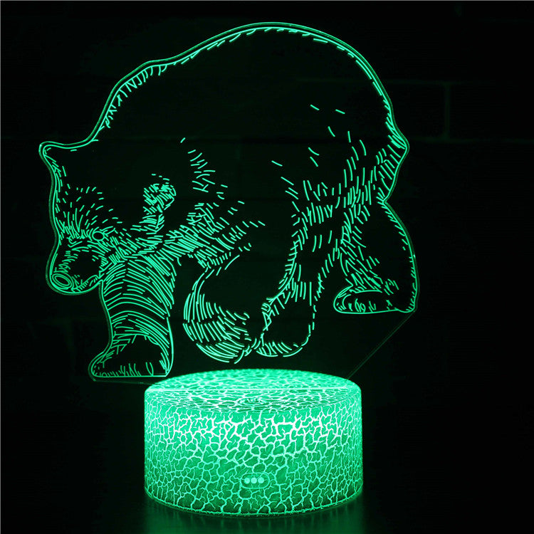 Wildlife Animal Big Bear 3D Night Light