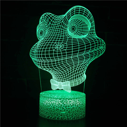 Funny Frog 3D Night Light
