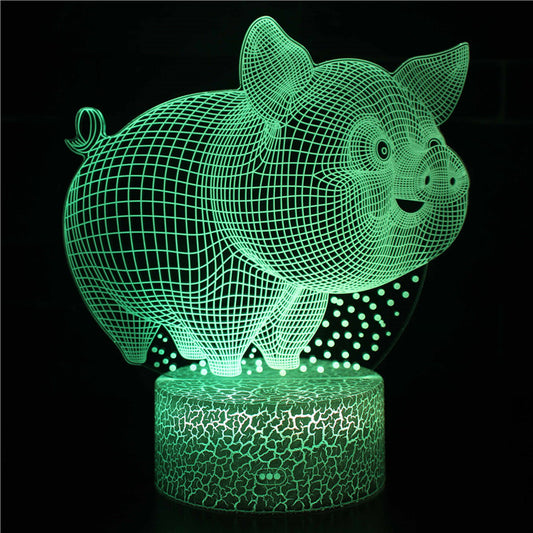 Big Fat Pig 3D Night Light