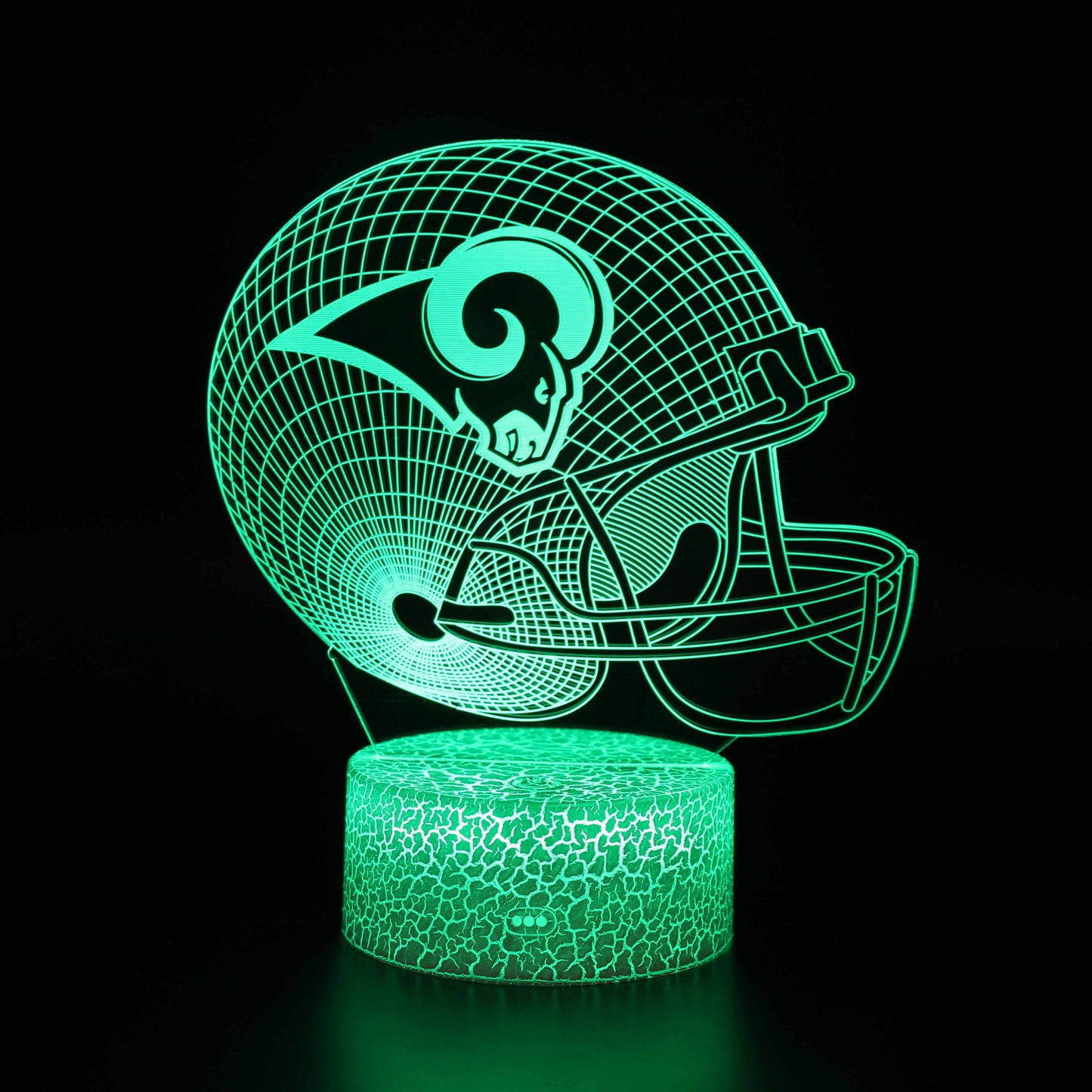 Los Angeles Rams NFL Football Helmet 3D Night Light