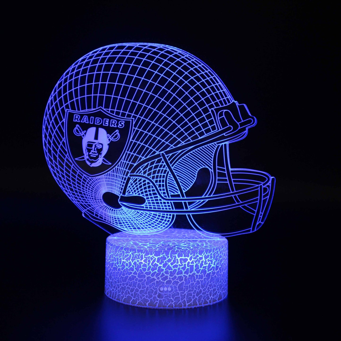 Oakland Raiders NFL Football Helmet 3D Night Light