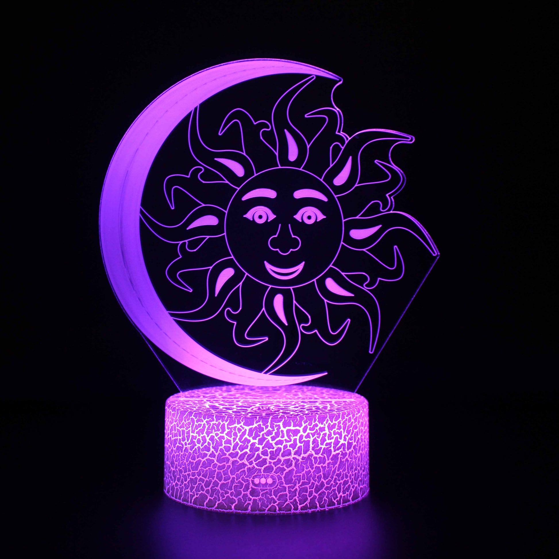 Sun and Moon Tarot 3D Night Light