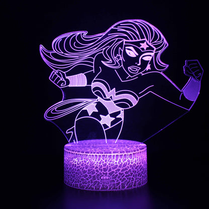 Wonder Superhero 3D Night Light