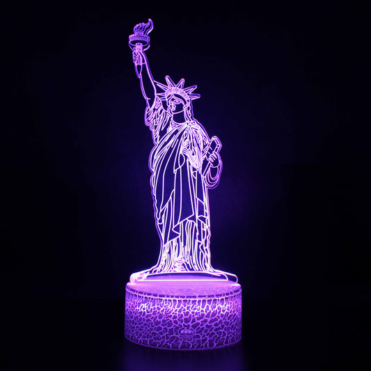 Statue of Liberty 3D Night Light