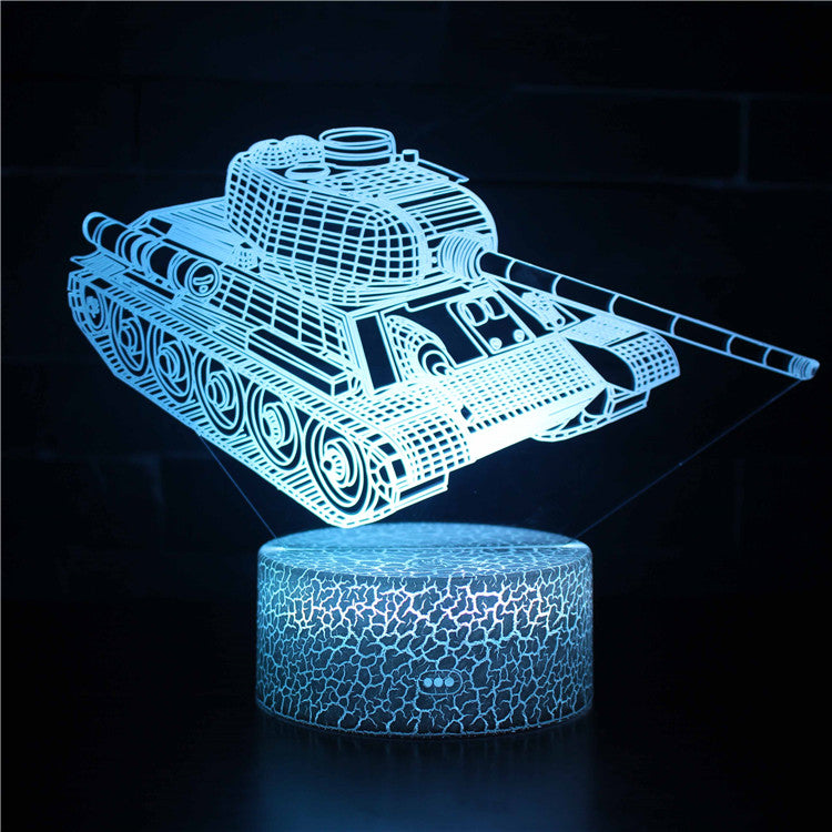 Tank Model 3D Night Light