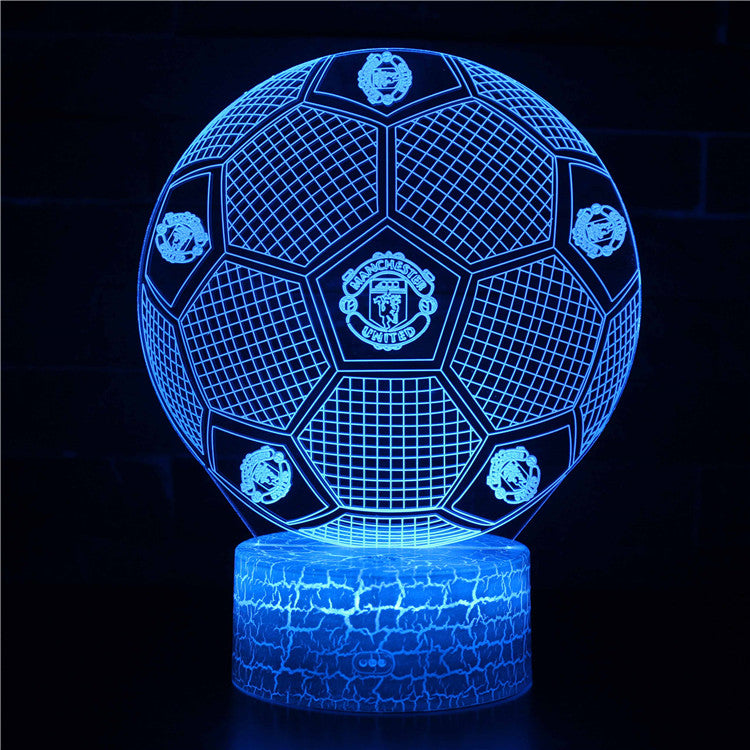 Manchester United Football Lamp 3D Night Light