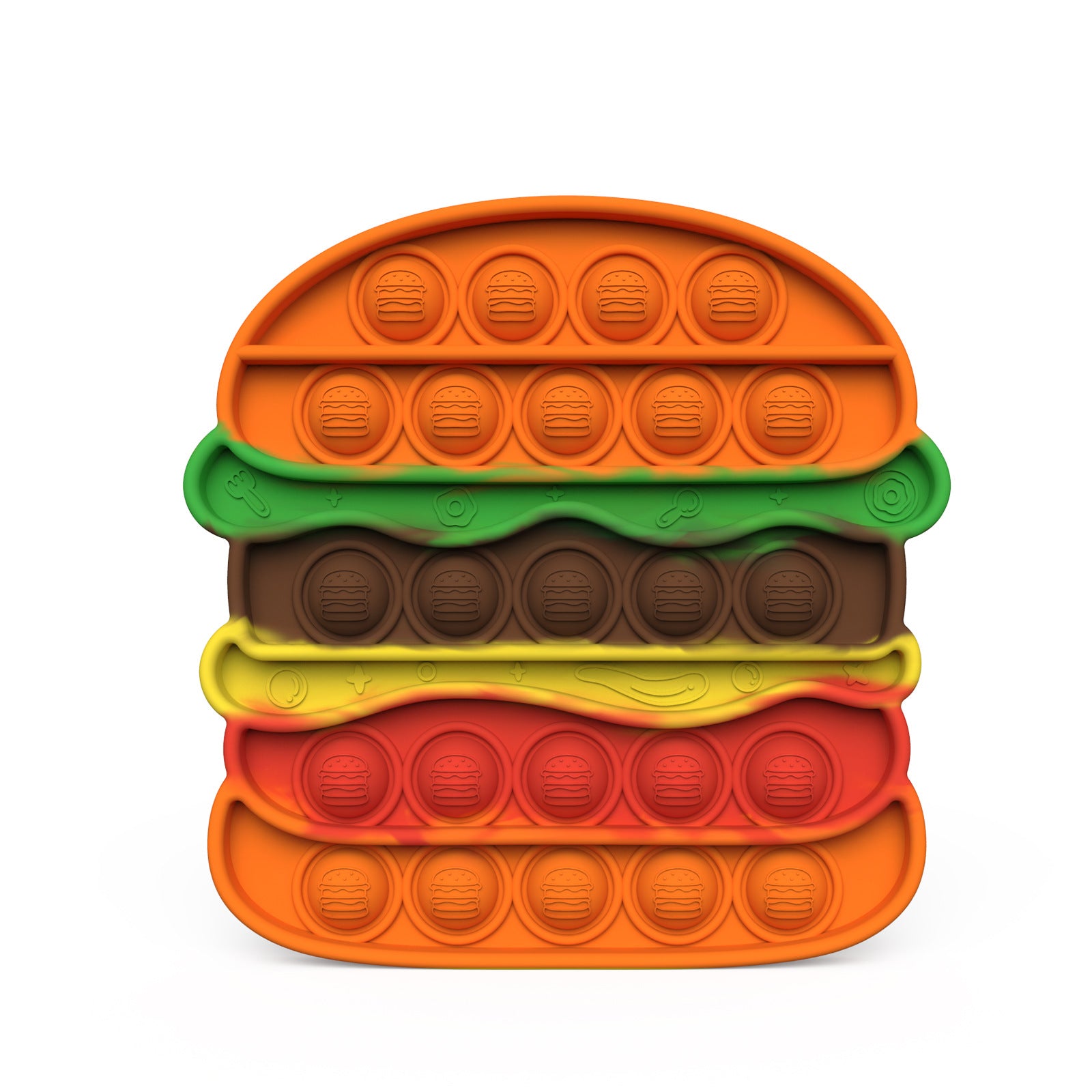 Hamburger Push Pop Bubble Fidget Sensory Fidget Toy