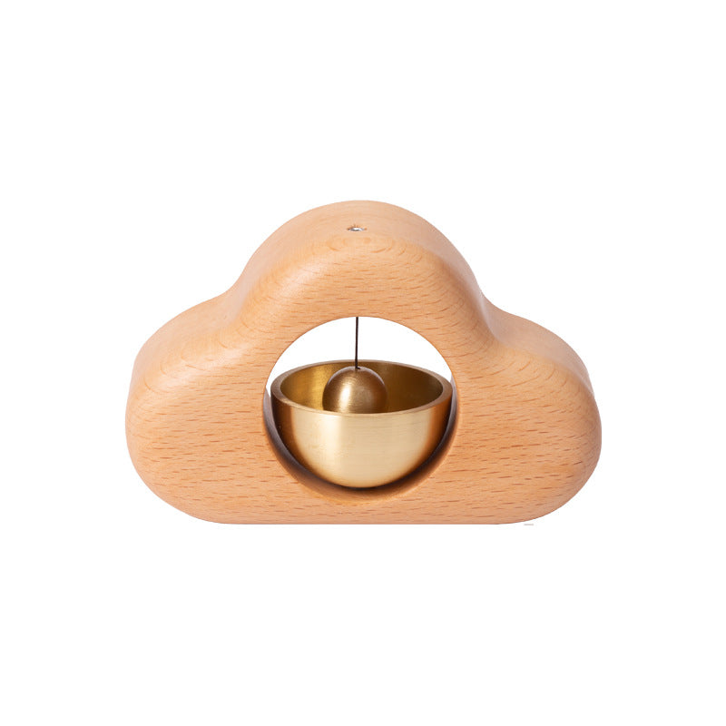 Cooud Shape Wooden Shopkeepers Bell