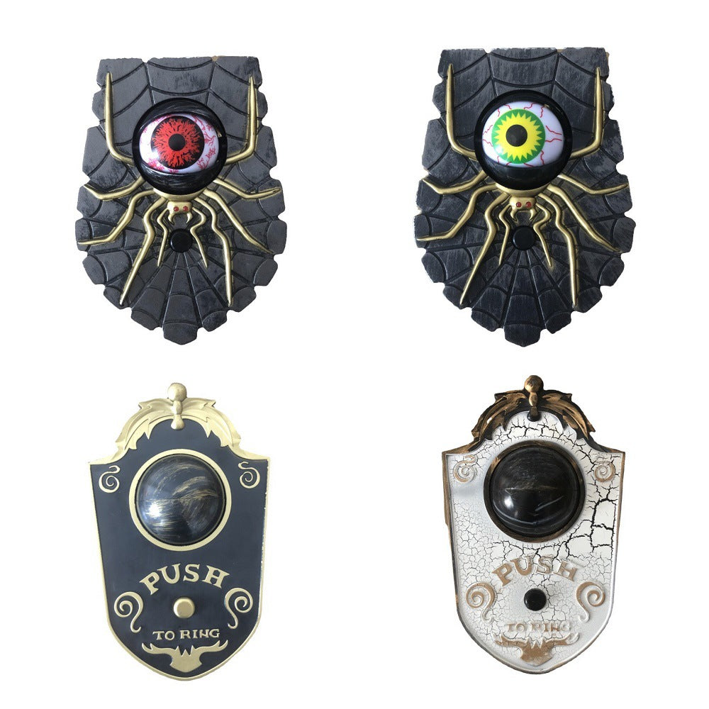 Spooky Halloween Animated Spider/Eyeball Doorbell