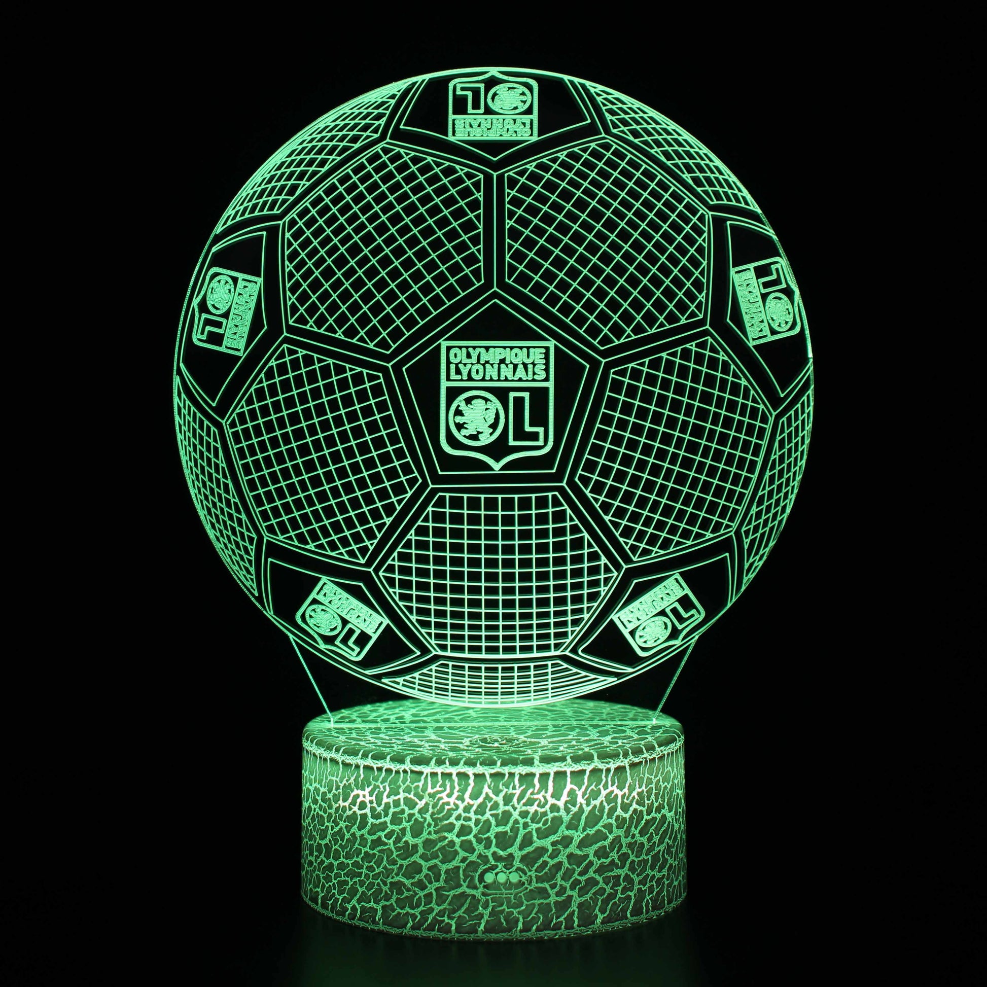 Olympique Lyonnais Women Football Lamp 3D Night Light