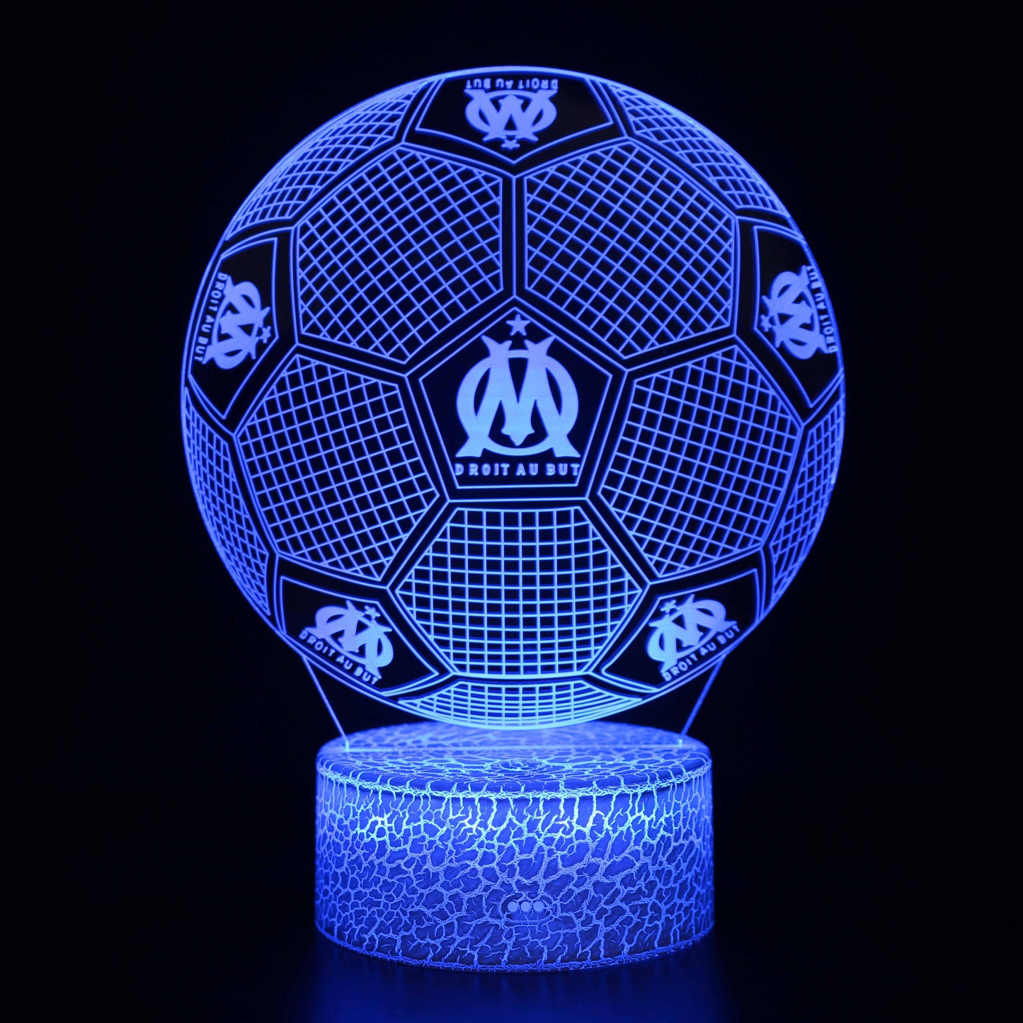 Olympique de Marseille Football Lamp 3D Night Light