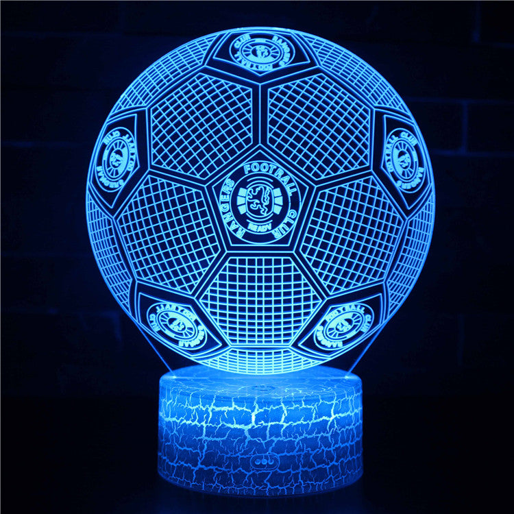 Rangers Fußballlampe 3D-Nachtlicht