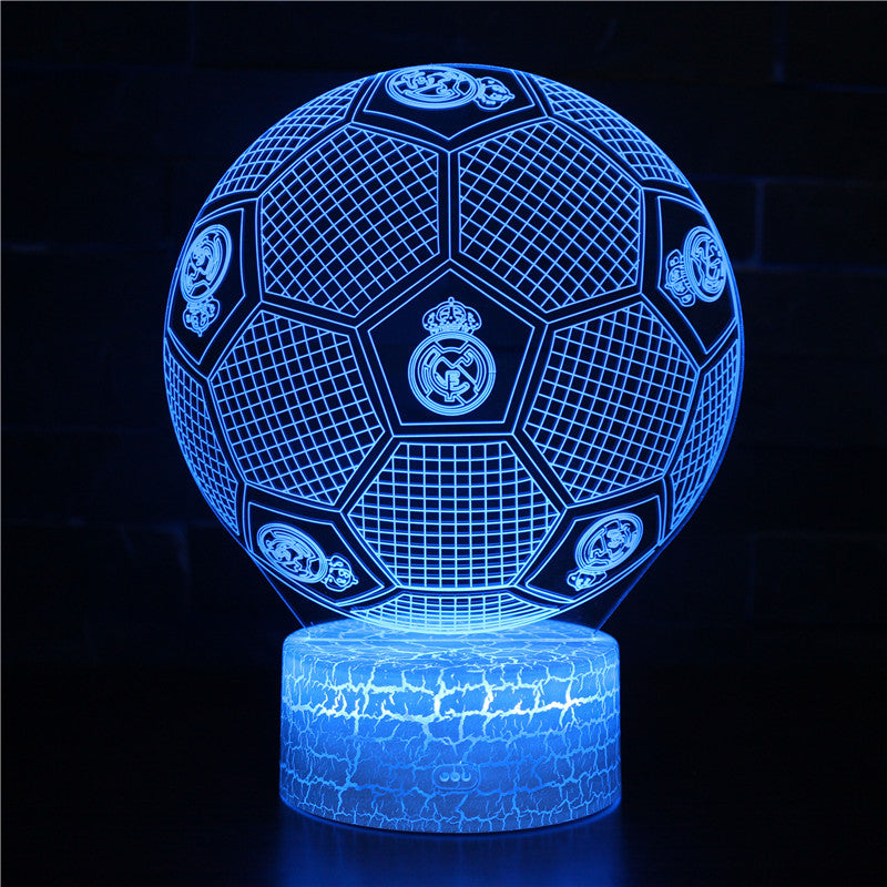 Real Madrid Football Lamp 3D Night Light