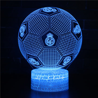 Real Madrid Football Lamp 3D Night Light