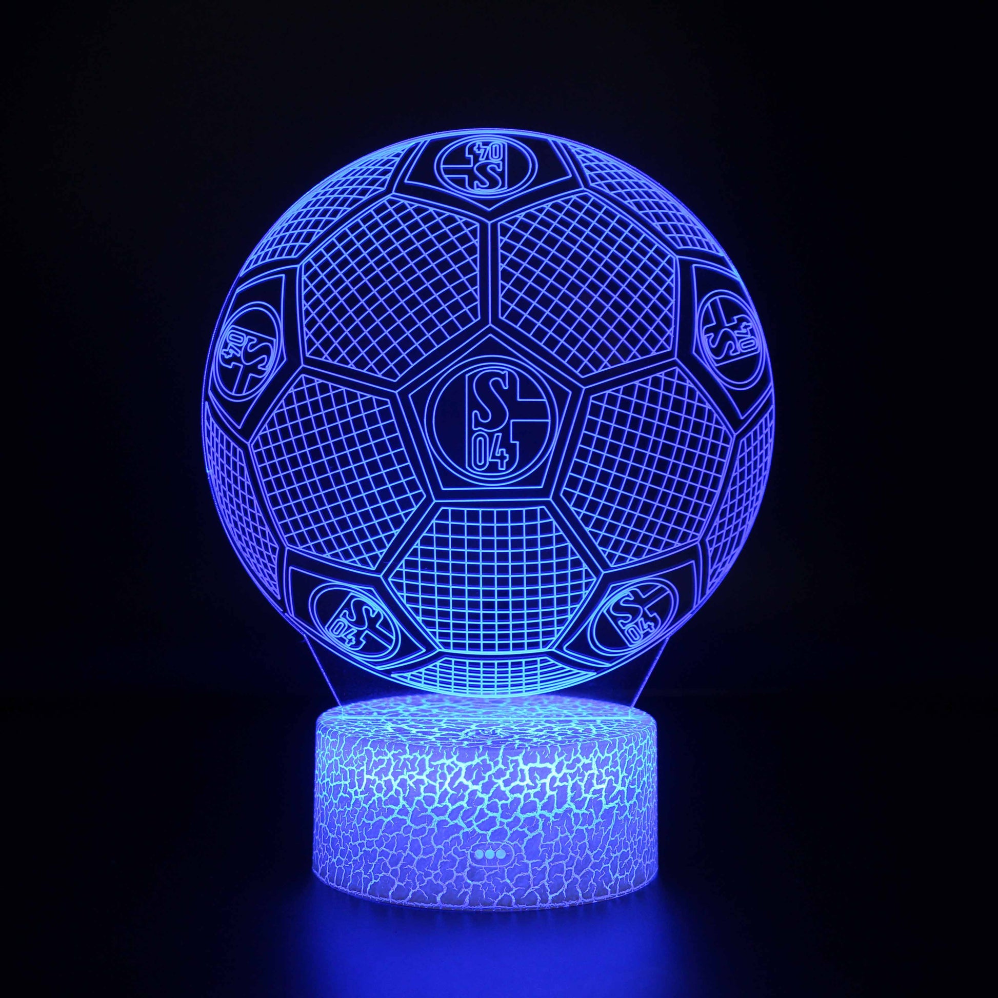 Schalke 04 Football Lamp 3D Night Light