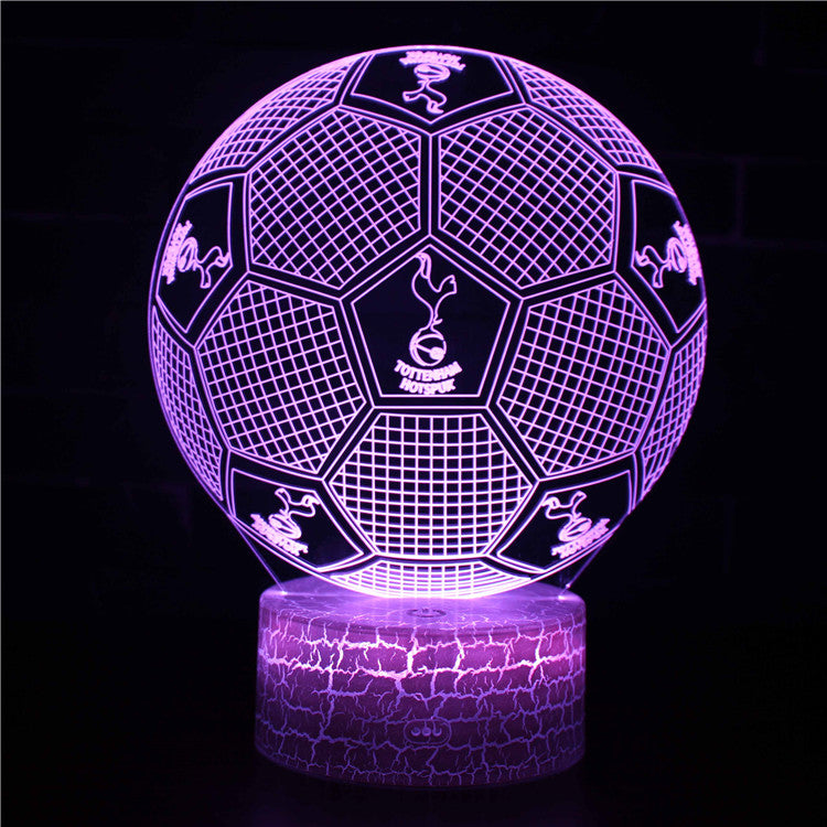 Tottenham Hotspur Football Lamp 3D Night Light