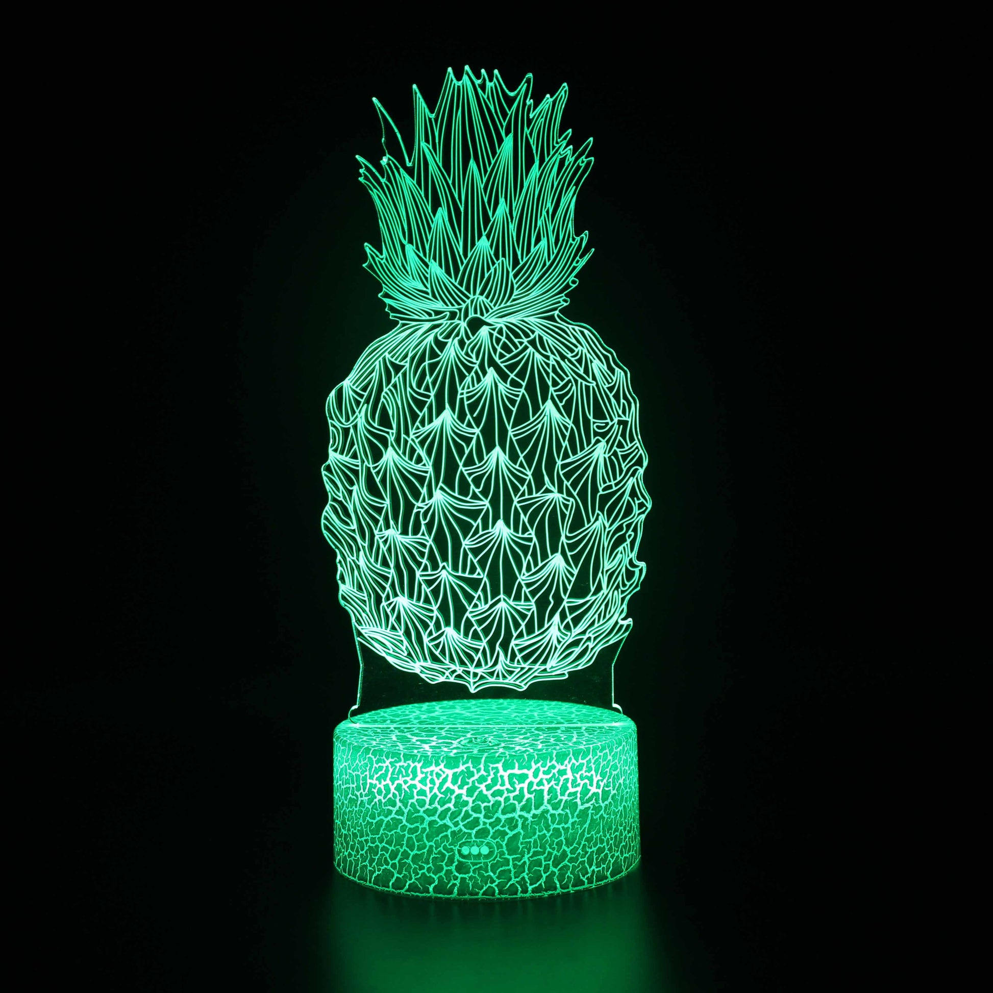 Tropical Gold Pineapple 3D Night Light
