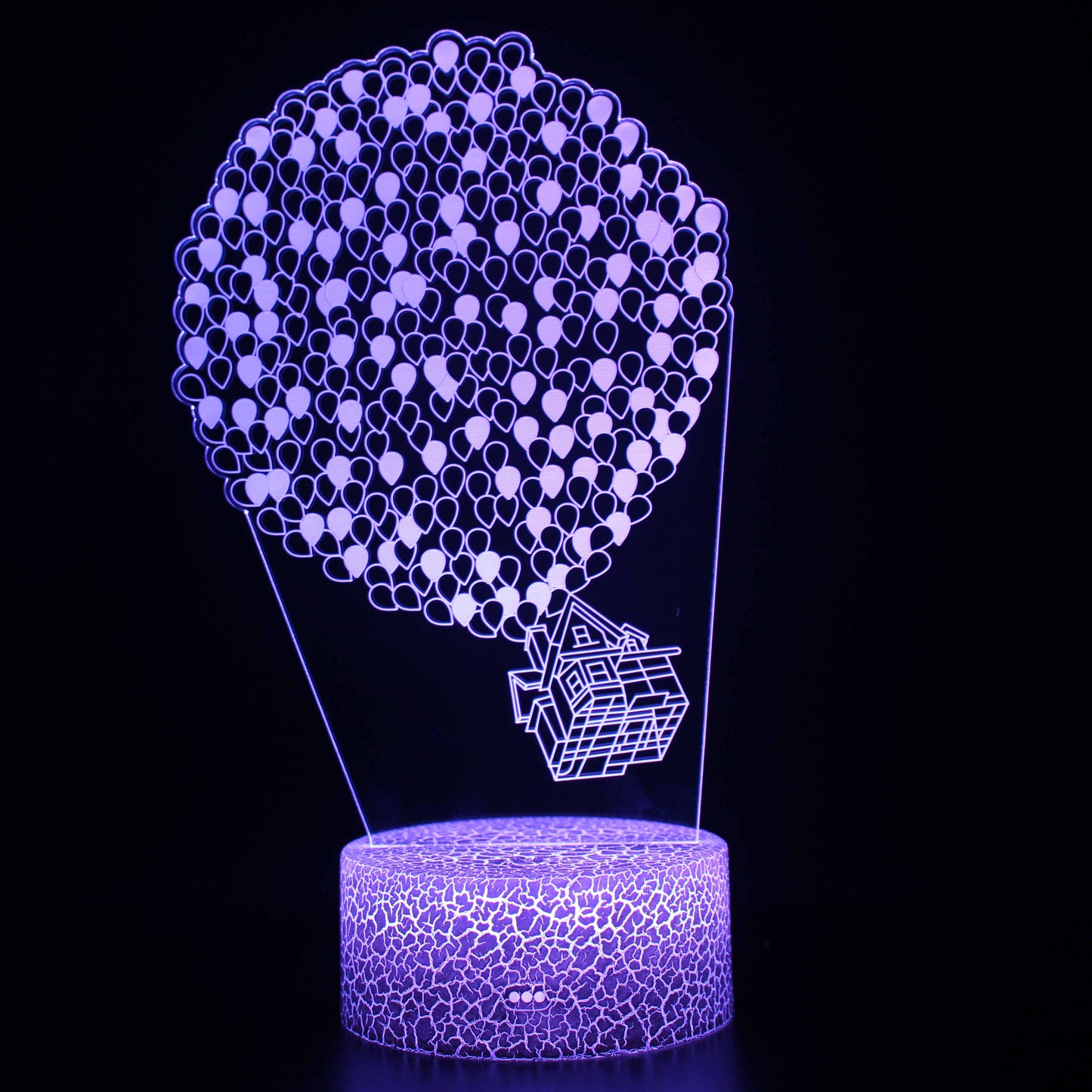 Up Fly House with Balloons Movie 3D Night Light