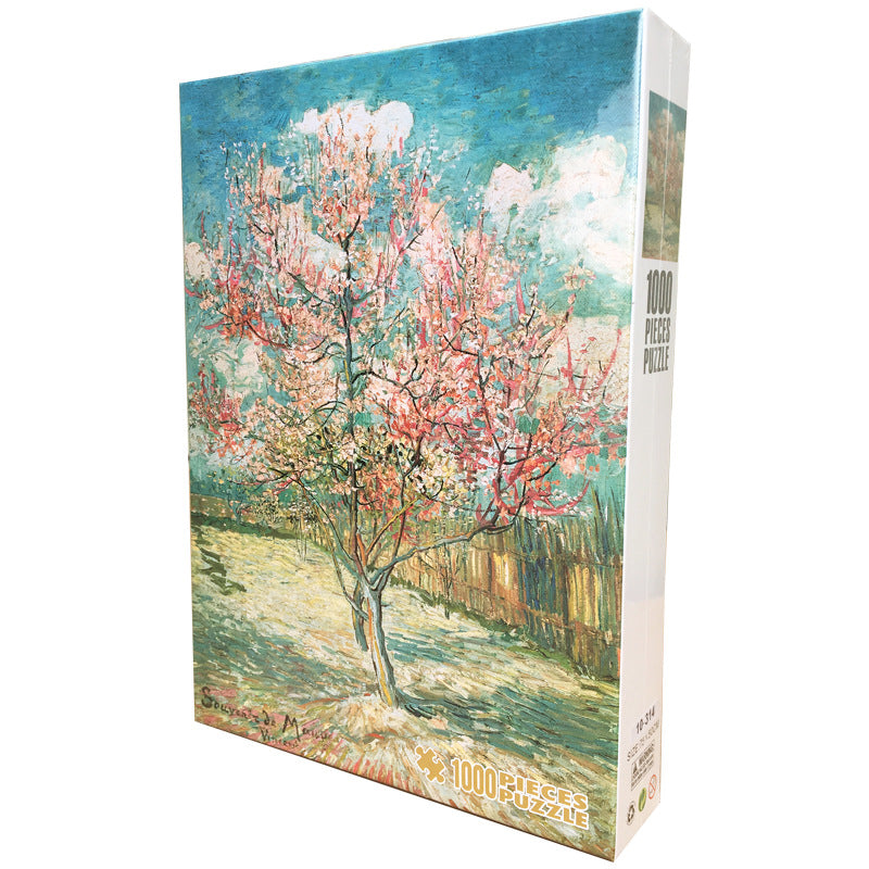 Van Gogh Peach Blossom Art Puzzle 1000 pièces