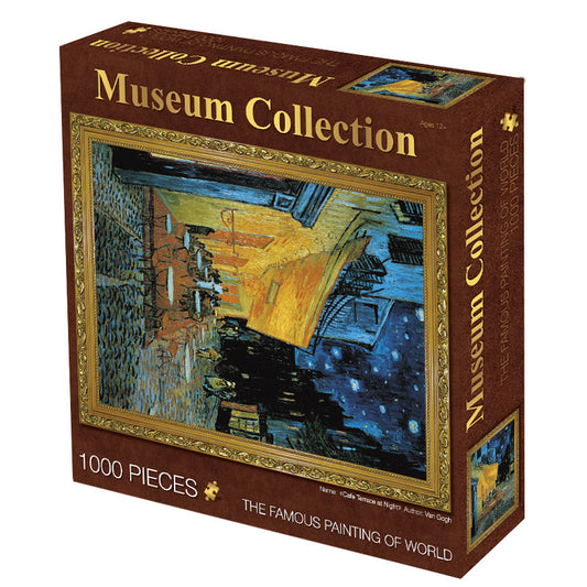 Vincent Van Gogh Cafe Terrace at Night 1000 Pieces Jigsaw Puzzles