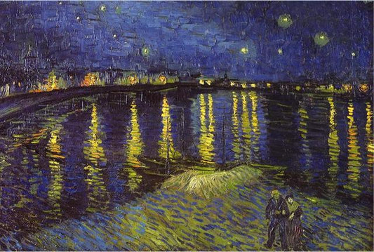 Vincent Van Gogh Over The Rhone 1000 Pieces Jigsaw Puzzles