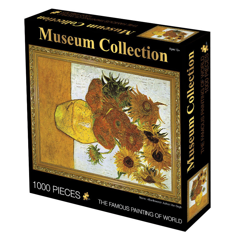 Vincent Van Gogh Vase mit zwölf Sonnenblumen 1000 Teile Puzzle