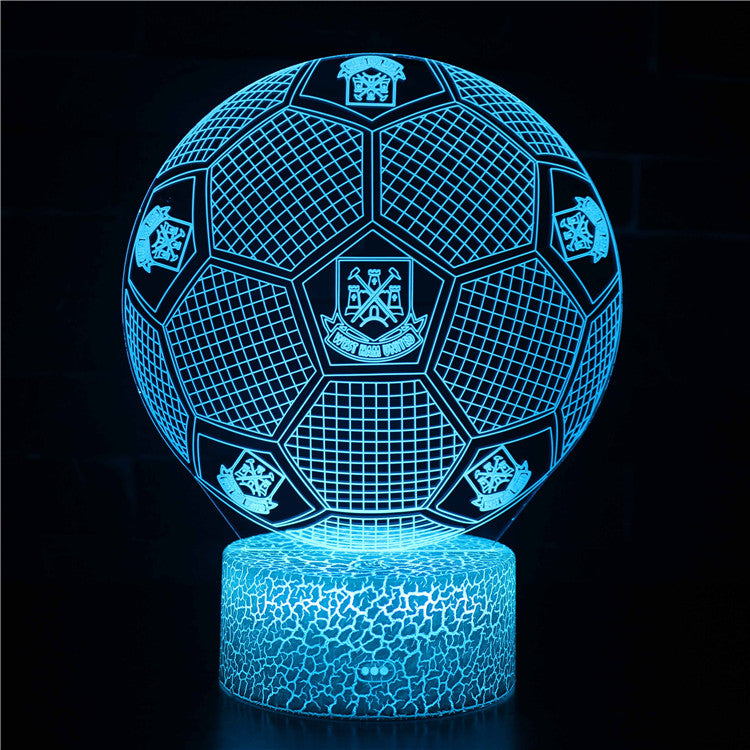 West Ham United Football Lamp 3D Night Light