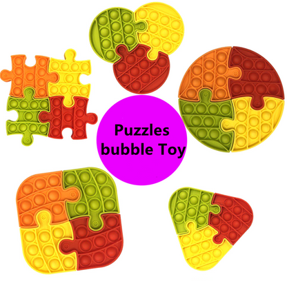 Différents modèles de casse-tête Coloré Mini Bubble Sensory Fidget Toy